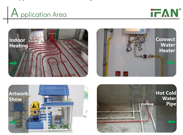 Ifan Layer Pap Pex Water Pipes Water Tube Plastic Plumbing Pipe Floor