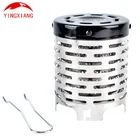 New Innovative Product Outdoor Heating Hood Camping Stainless Steel Heating Hood