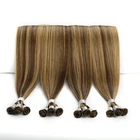 Hair Extension Hand Tied Hair Extensions European Remy Double Drawn Hand Tied Hair Weave Extension