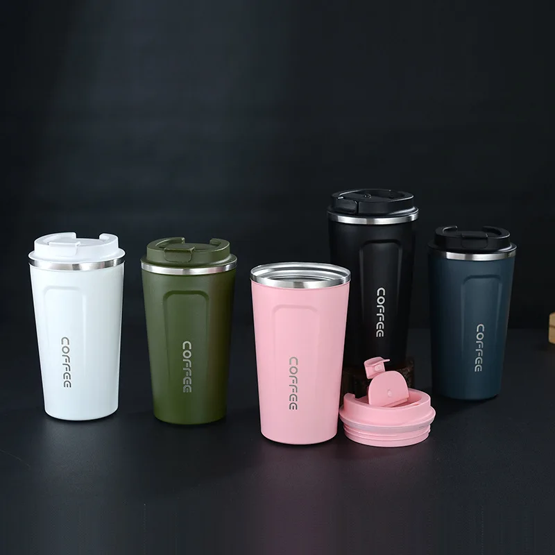 New Design Stainless Steel Mug with Cover Double Wall Travel Coffee Mug Stainless Steel Insulated Insulation Coffee Cup