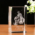 Wedding Crystal Crystal Glass Souvenir Wedding Souvenirs Printing Glass 3D Laser Rose Crystal Cube With Led Light Base