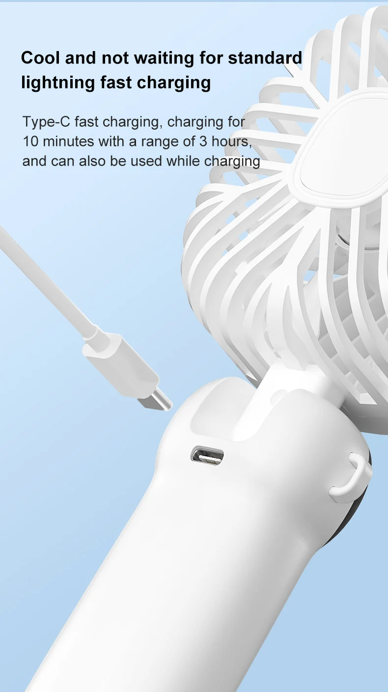 Usb Desk Fan, 5, Battery - detail 12