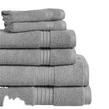 Wholesale private label Dobby bath towels embroidery logo 100% cotton towels set