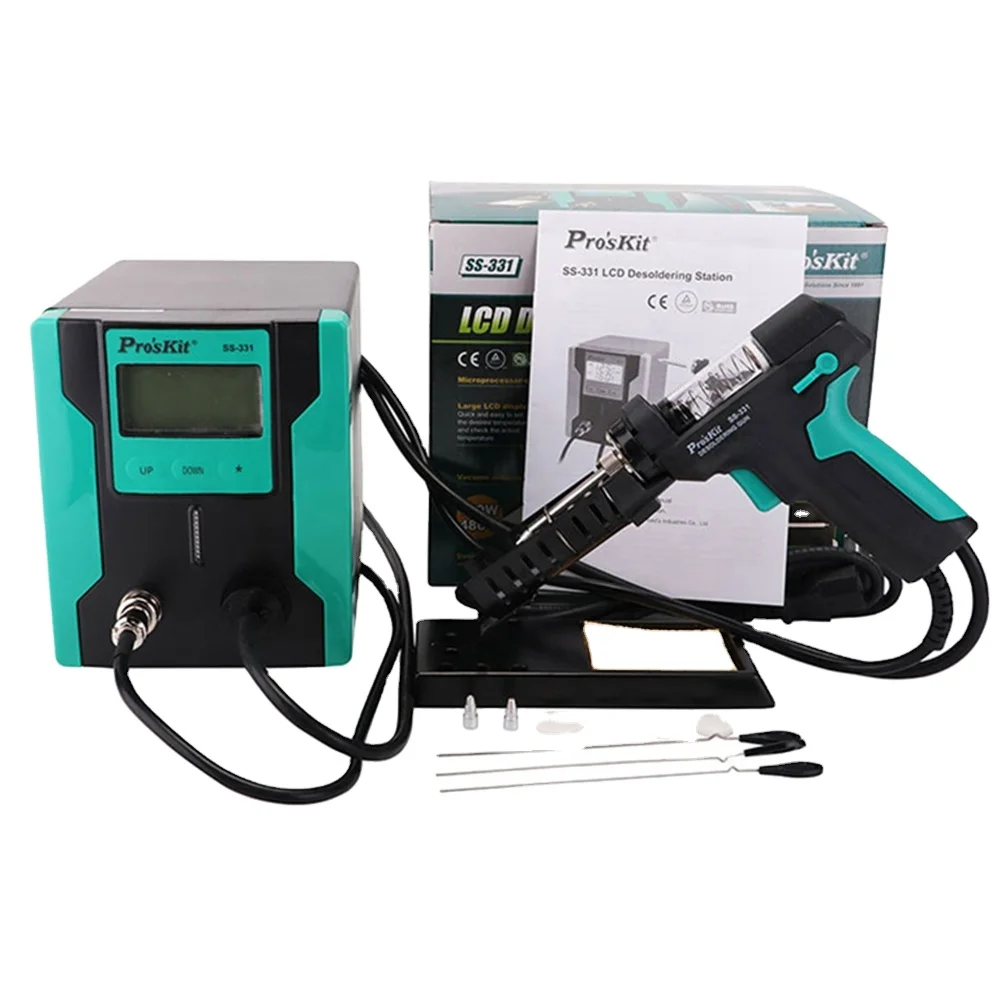 Pro'skit Ss-331h Esd Lcd Digital Electric Desoldering High Power Strong Suction Desoldering Pump