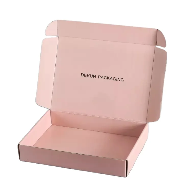 Eco Friendly Self Erecting Mailer Box for Apparel Packaging with 15*15*5cm Custom Size