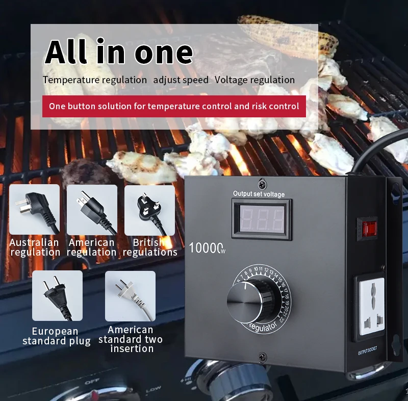 Scr Voltage Regulator Fan, 10000w, AC110v, 220v - detail 8