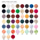 Cotton Natural Baby Textile By The Yard Solid Colored 100% Organic Cotton Double Gauze Muslin Swaddle Fabric