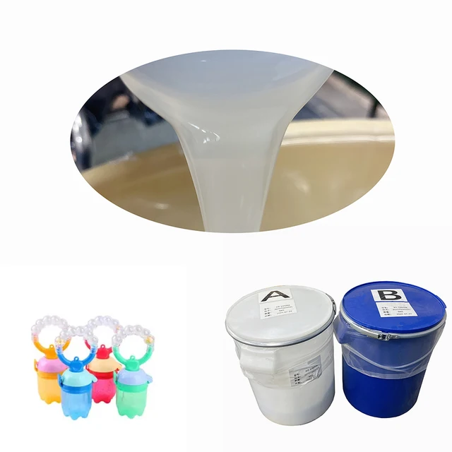 High Quality Secure Two Component (A: B) Platinum-Cured Silicone Liquid Silica Gel for Child Products
