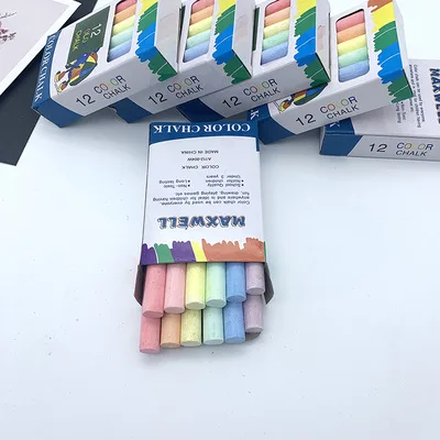 Factory Cheap Wholesale 100 Pcs Chalk White and Color School Blackboard Chalk