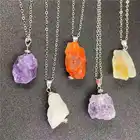Crystal Pendant Hot Sell Wholesale Natural Crystal Stone Pendant Necklace Crystal Tumble Pendant For Healing