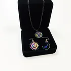 Jewelry Set Fashion Custom Women Gift Jewelry Earrings Necklace Set With Box