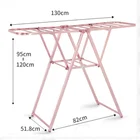 19ALYG0-1.3 New Arrival Design Strong Folding Aluminum Clothes Drying Rack At Laundry Room