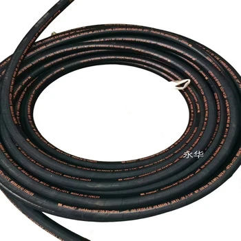 High Pressure Steel Wire Braided Hydraulic Flexible Hose Hydraulic Rubber Oil Hose Carry Hose Assembly