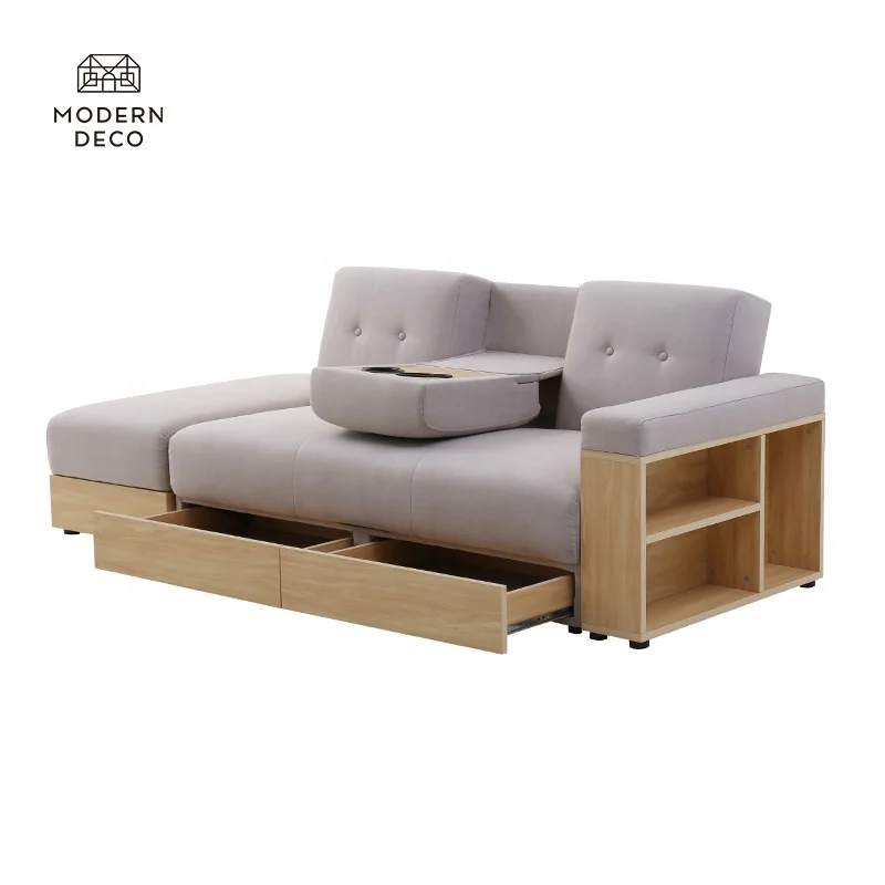 two seater sofa bed with storage