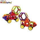 Car 86pcs Ferris Wheel Car Magnetic Building Blocks For Kids With Cloth Bag
