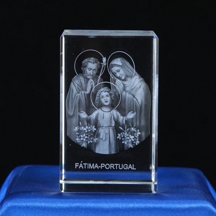 product wholesale professional custom religious series guadalupe crafts goddess 3d laser crystal supplier-35