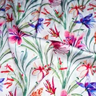 Satin Cotton Fabric Digital Printed 2022 Hot Sale Cotton Spandex Fabric Digital Printed 50D Chiffon Satin For Women