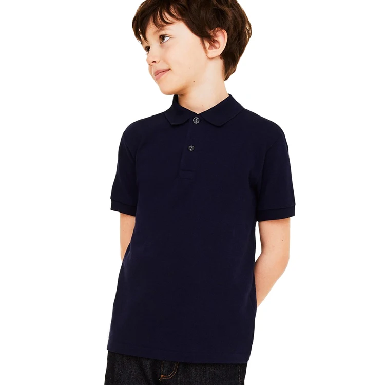 Latest short sleeve pure color kids polo shirt children clothes t-shirt for kids boys