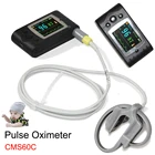 CONTEC CMS60C Fingertip Pulse Oximeter Easy To Operate Home Use For Infant With Neonatal Wrap Probe