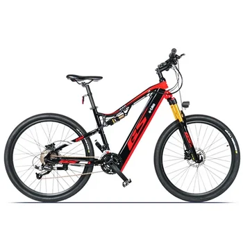 27.5 inch electric bike powered electric mountain bike double shock absorbers 48V 500w 13ah 17ah lithium battery ebike