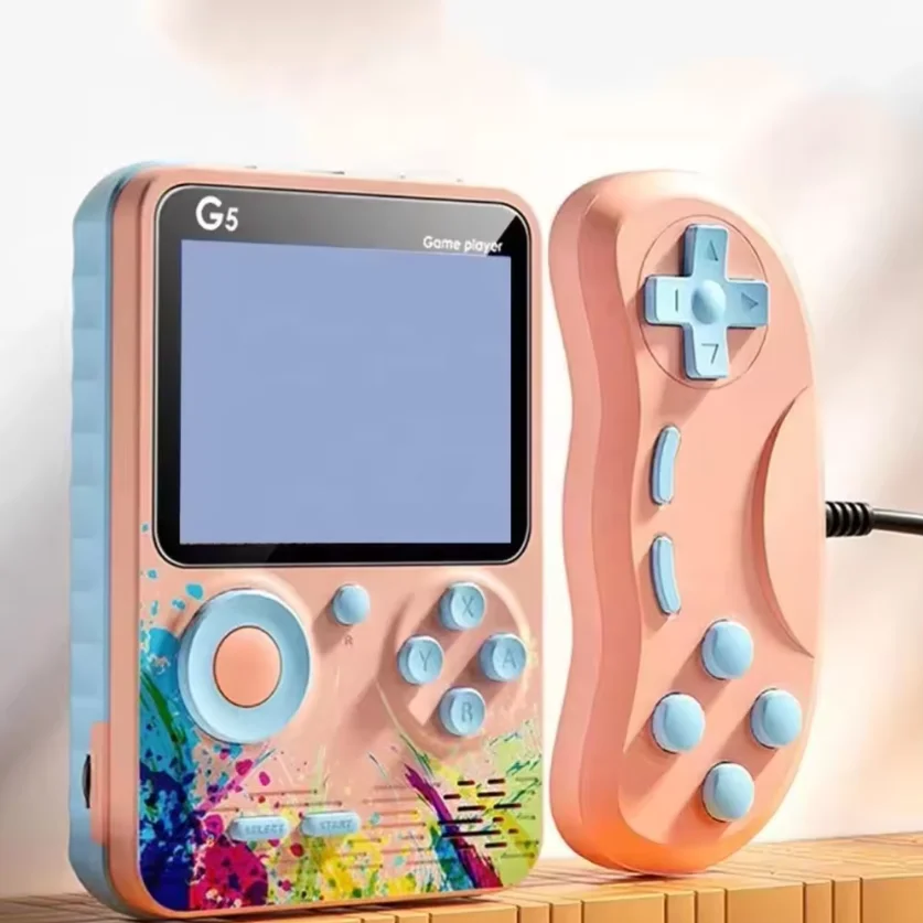 G5 Mini Handheld Game Player Built-in 500 Classic Retro Games Portable Children's Video Game Console