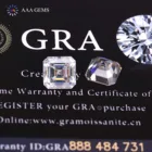 Stone AAA Gems Laboratory Lab Grown Asscher Moissanite Gemstone Fake Diamond Loose Moissanite Stone