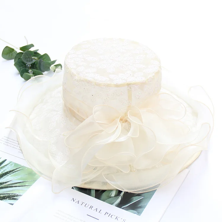 2021 Fashion Luxury Bling White Organza 