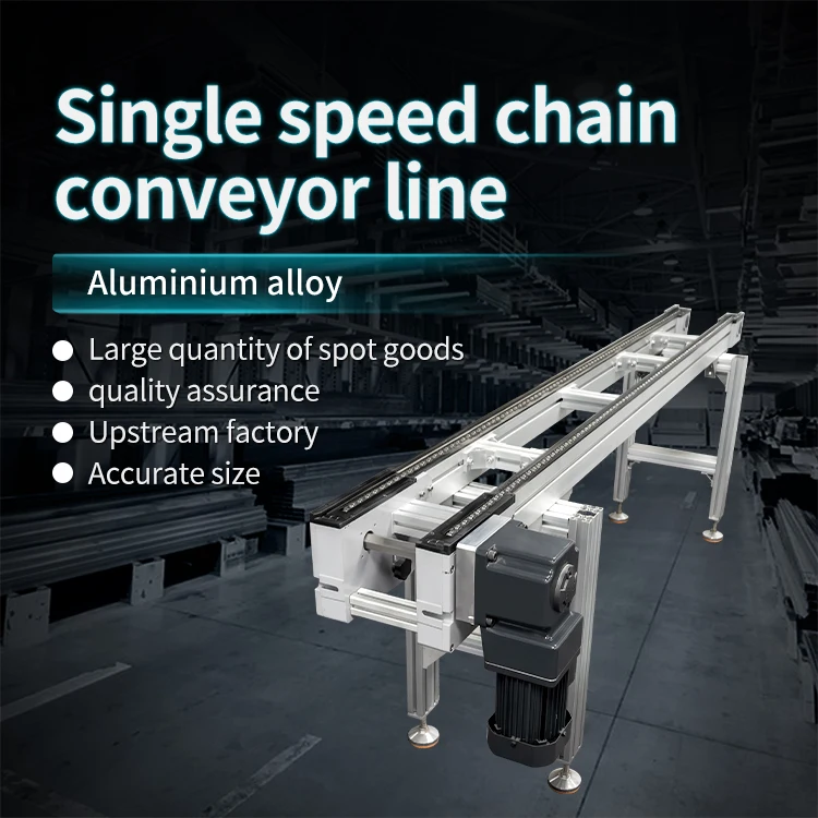 Single Speed Chain Assembly Line, Pallet Conveyor Line, Tooling Transportation Line, 08BS Conveyor Belt factory
