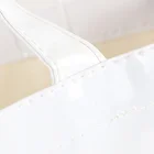 Pvc Bag Wholesale High Quality Transparent Waterproof Shopping Pvc Bag Custom Logo Printed Tote Bag