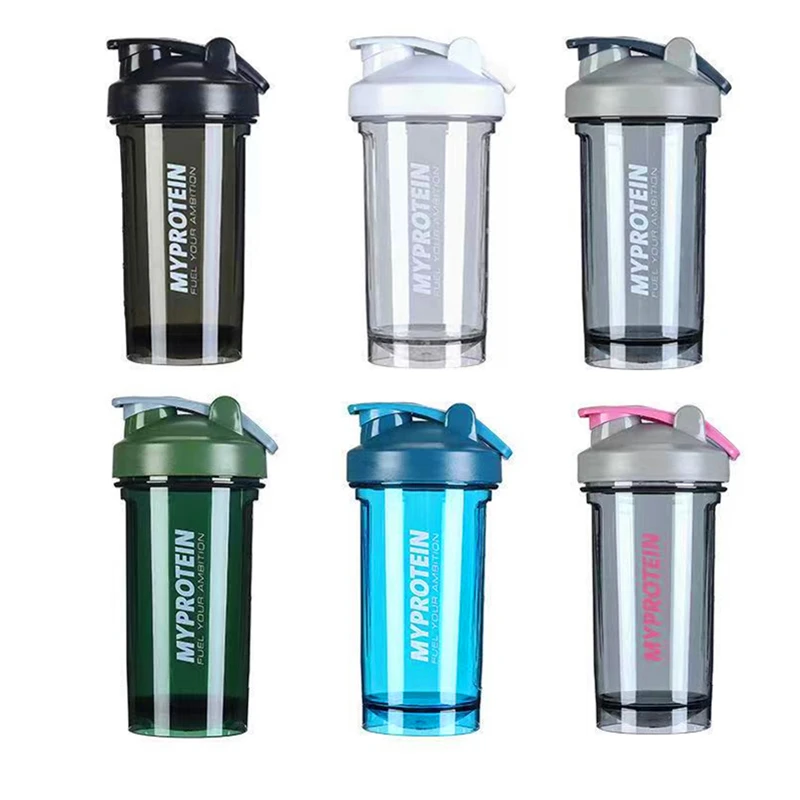 500ML Custom Blender Plastic Classic Workout Clear Protein Whey Shaker Bottle for GYM Fitness