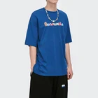 Wear Young Man Fashion Street Wear O Neck Heavyweight Cotton Custom Puff Printing Alphalete T Shirt Short Sleeve