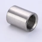 Stainless Steel Thread Pipe Bsp Pipe Socket Cast Stainless Steel Polished Female Thread Bsp Pipe Socket
