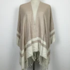 Stripe Shawl Winter China Supplier Hot Selling Newest Printed Soft Smooth Feeling Stripe Winter Ladies Shawls And Stoles