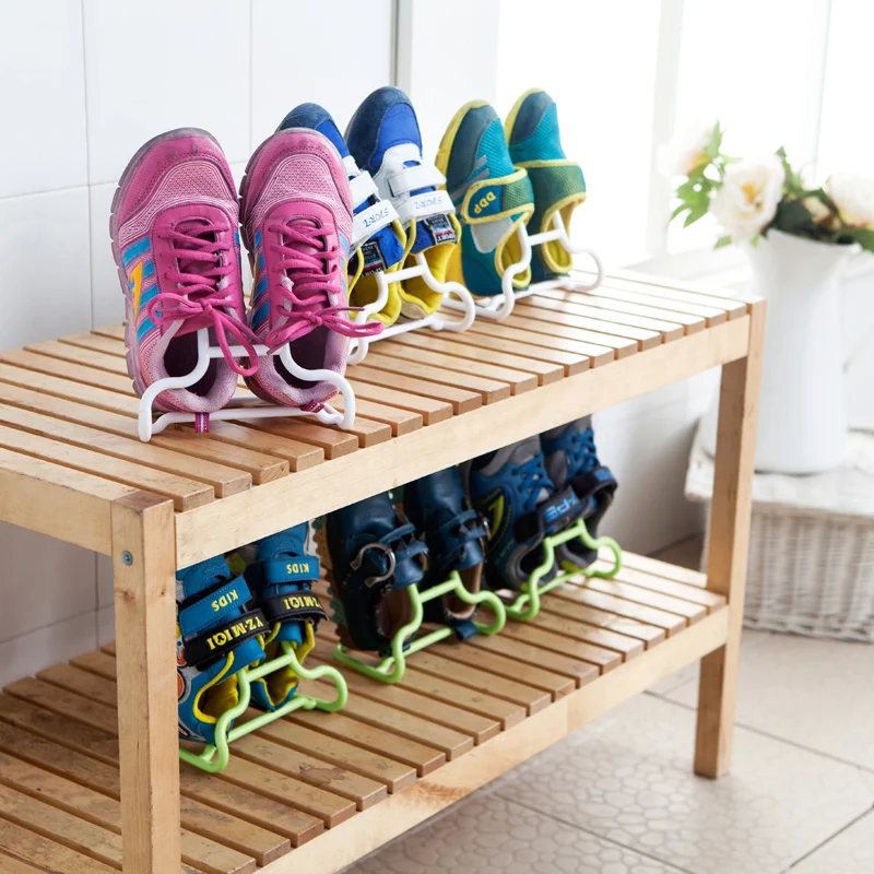 Hot sale wholesale 2PCS child with hook Hang to dry shoe rack organizer clothes stands shoe rack