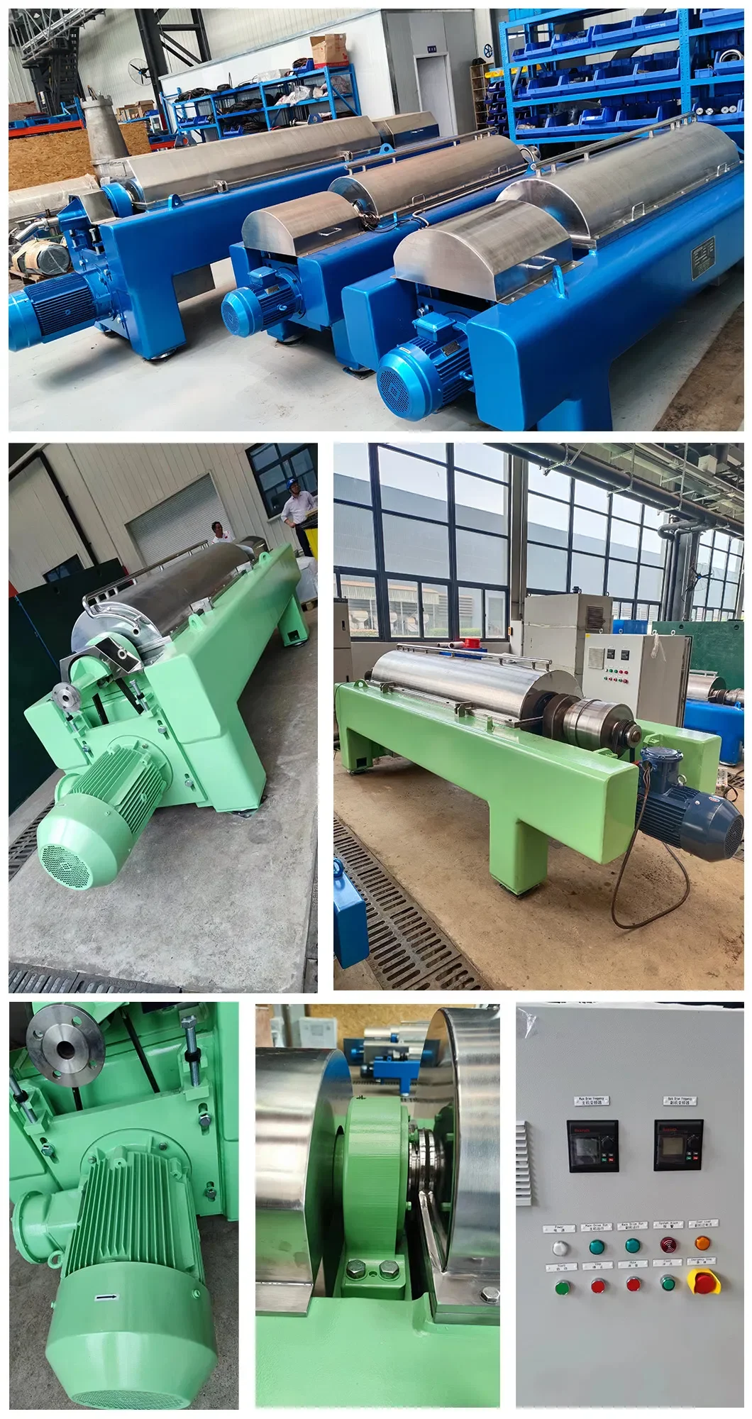 Industrial 2 Phase Decanter Centrifuge Machine for Quinoa Protein Separation