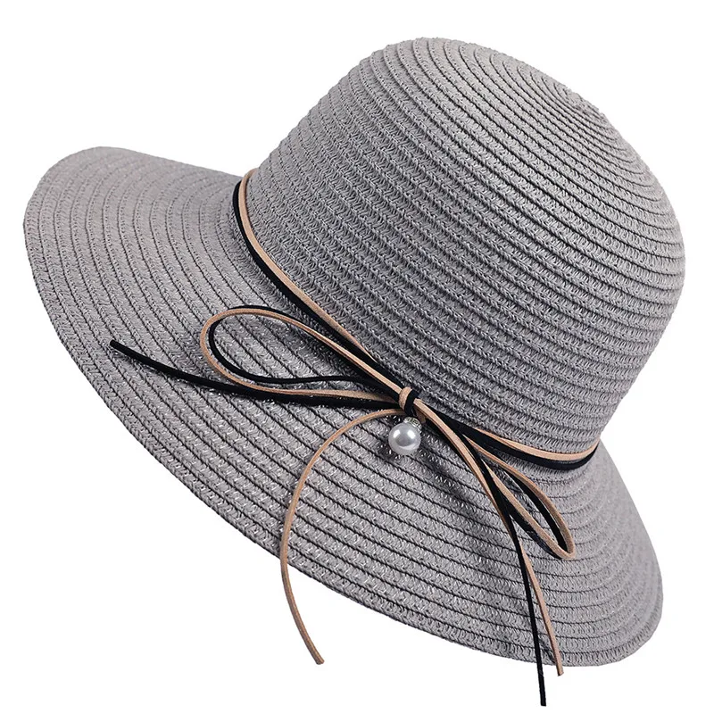 Bucket Hat Straw Hat Wide Brim 
