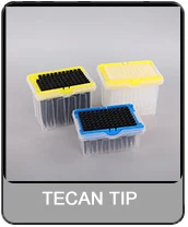 Disposable Fine Tip Clear Plastic Micro Black Conductive Pipette Tips Tecan With Filter