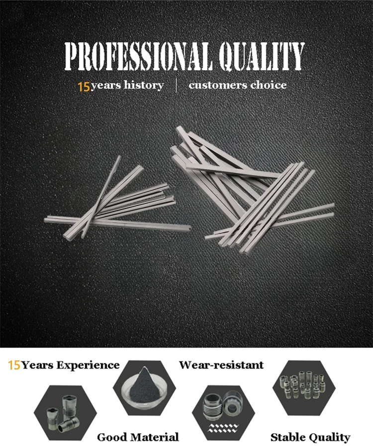 Customized Size High Wear Resistance Tungsten Carbide Strip with YG8 YG6 YG6X YG9C YG11C YG13C Alloy for Hard Alloy Processed Products