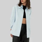 Office Casual Elegant Cotton Blusas De Mujer Moda Para Dama Long Sleeve Blouse For Women Shirts