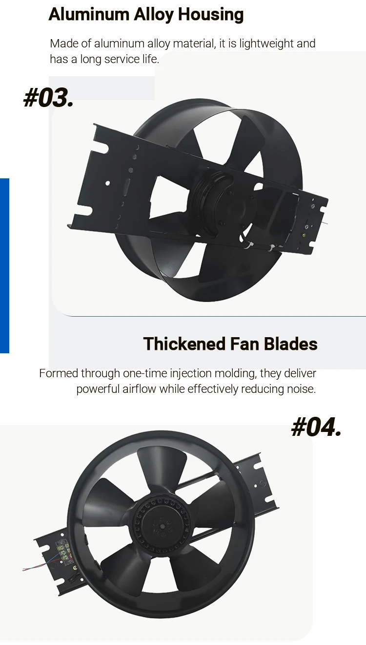 Axial Flow Fan, AC250FZY2-D, 250mm, 220V - detail 14