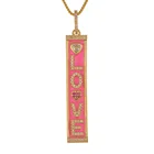 Gold Jewelry New Design 18K Gold Plated Letter Initial Necklace Personalized Necklace Jewelry