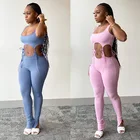 Hot Sale In Spring And Summer Of 2021 2-piece Women's Women's One-piece Yoga Pants Two-piece Women's Shorts