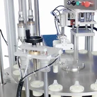 Cosmetic Machine Automatic Glass Small Bottle Cosmetic Cream Liquid Filling Plugging Capping Machine
