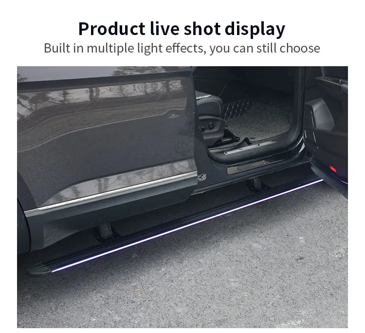 Car Parts Smart Electric Side Step of Colorful Neon Led Light Lamp for Porsche Cayenne HIBRID 2008-2021 MACAN 2015-2023 details