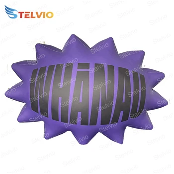Newly Design Purple Polygon Portable Customized Model Balloon Inflatable balloon for Advertising promotion show