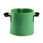 Soft 30 Gallon 40 Gallon Nonwoven Plastic Garden Grow Bag Soft Fabric Grow Pot Plant Bag With Handles