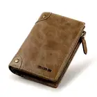 Wallet Large Capacity Genuine Leather Card Holder Wallet Men
