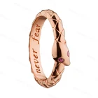 Silver Snake Ring Snakesilver Men Ring Women Men Vintage 925 Sterling Silver 18k Gold Ruby Diamond Snake Ring