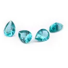 Pear Pearpear Wholesale Loose Pear Paraiba Synthetic Gemstone For Jewelry