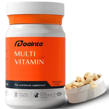 custom Multivitamin for dog cat 12 in 1multi vitamins para perros pet health care dog vitamin supplements chews